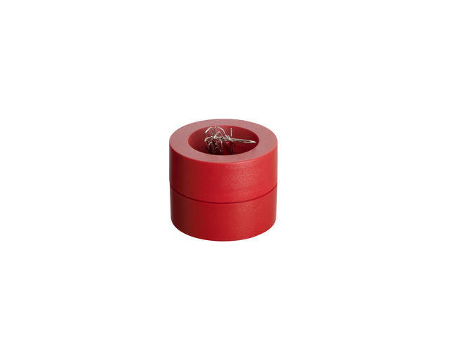 PAPERCLIPHOUDER MAUL 30123 MAGNETISCH 6CM ROOD 1