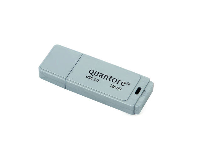 USB-STICK QUANTORE FD 128GB 3.0 ZILVER 1