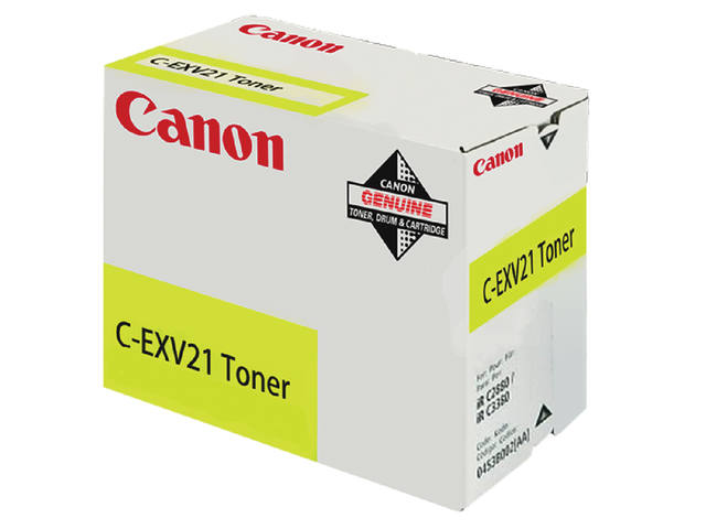 TONERCARTRIDGE CANON C-EXV 21 14K GEEL 1